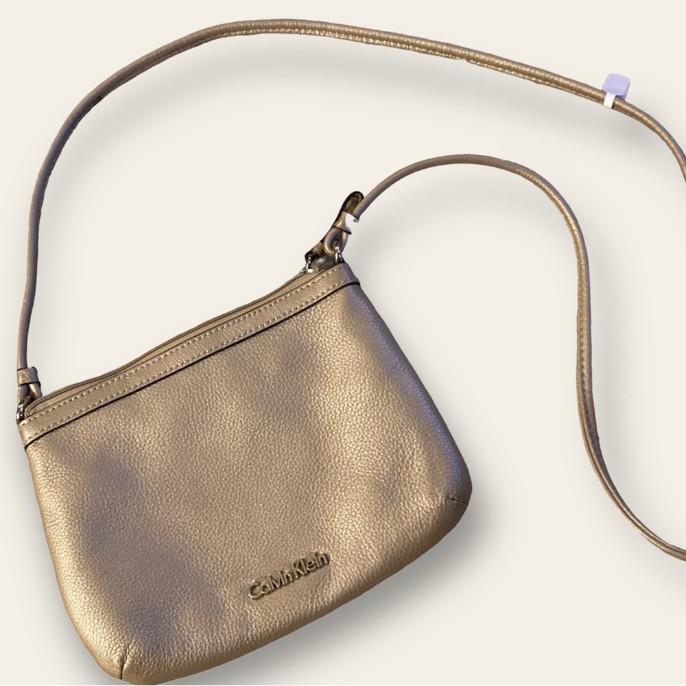 Calvin Klein golden shoulder bag